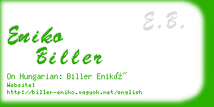 eniko biller business card